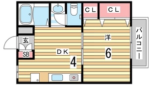 Aスクエア桜木町の物件間取画像